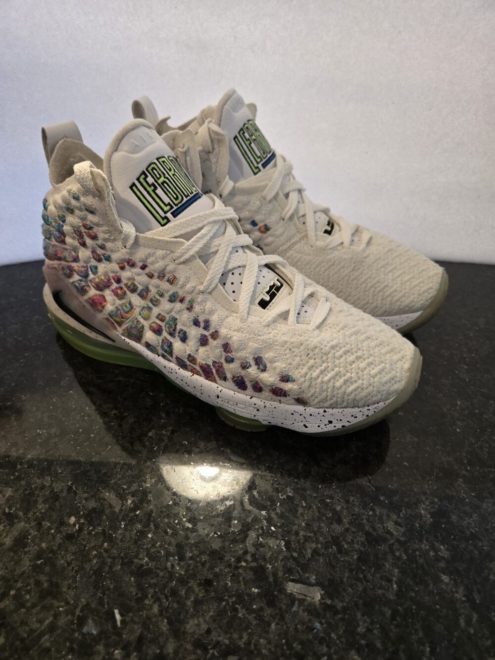 Nike LeBron 17 XVII "Command Force" White Multicolor 7Y